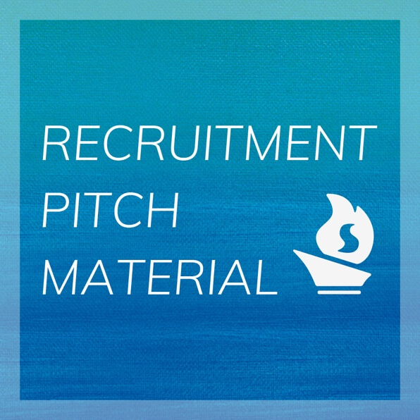 Recruit pitch material
